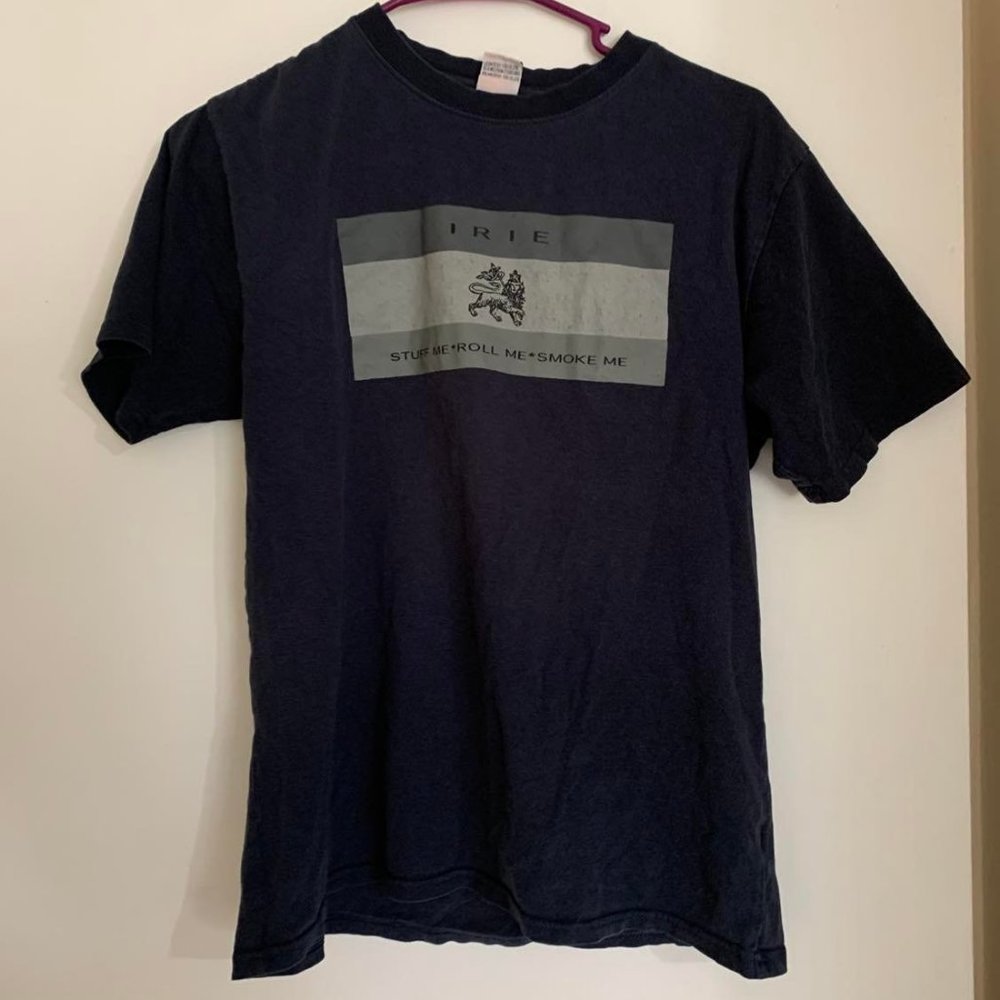 Zeky Causal Wear T-Shirt - Dark Blue - Size S